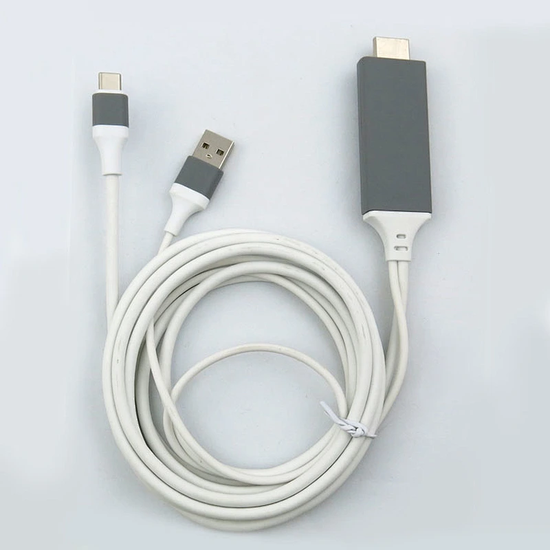 Superspeed Thunderbolt USB C Hub Type-C Hub Adapter Charger with USB2.0 For MacBook