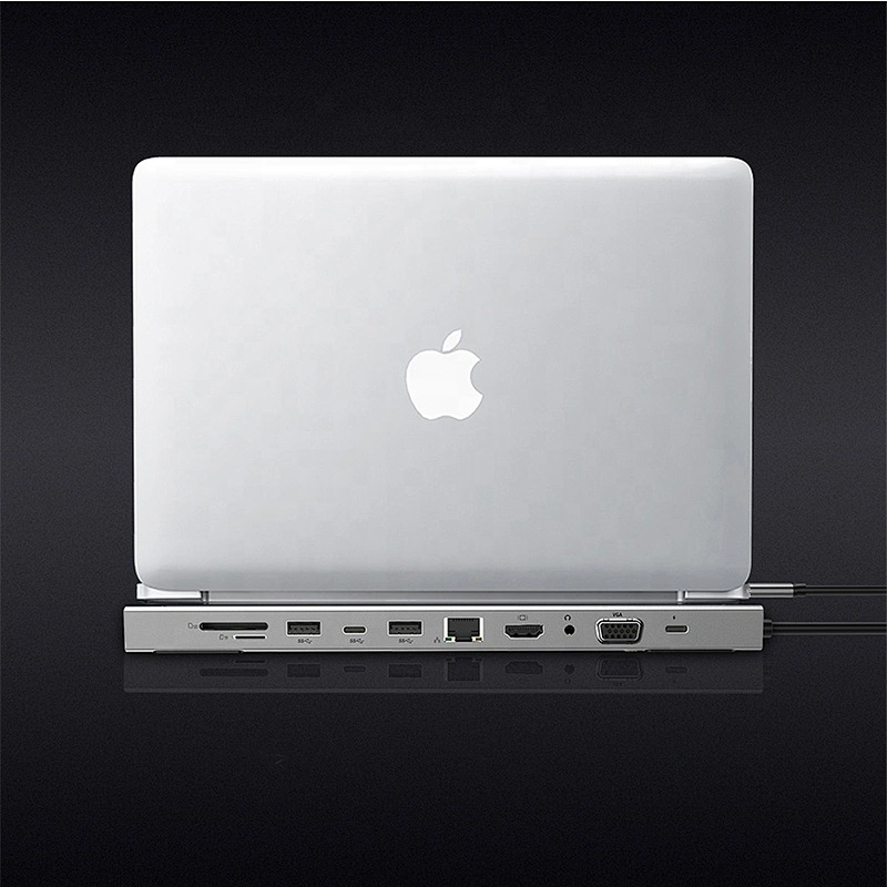 Usb C Hub 11 in 1 For Thunderbolt 3 Adapter Usb For Macbook Transfering Multi Type c Port
