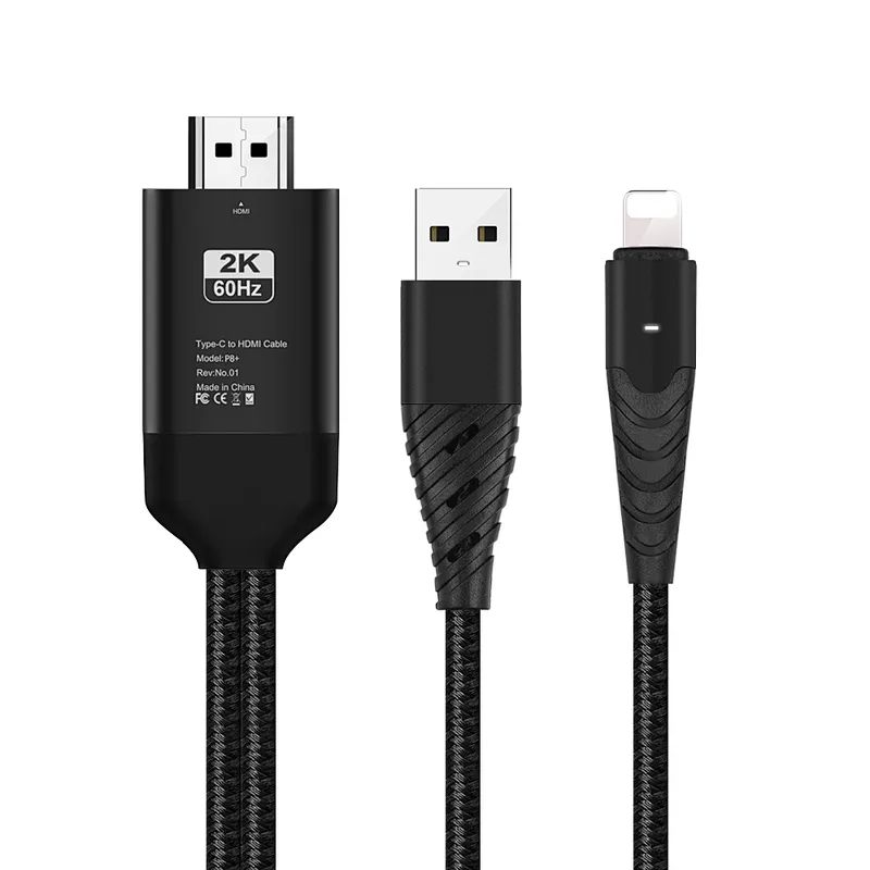 Black Type C Hub Adapter Thunderbolt 3 USB 3.1 TYPE C 4KHDMI for Macbook