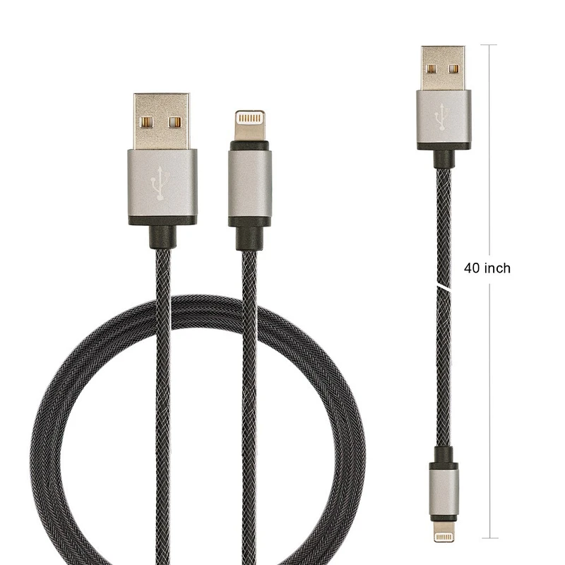 Newest style Aluminum shell weaving mfi cable certified manufactured by Lontion