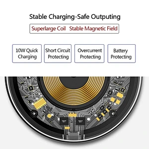 wireless charger Qi wireless charger pad for iPhone X Samsung 10W 9V 2A 5V 2A