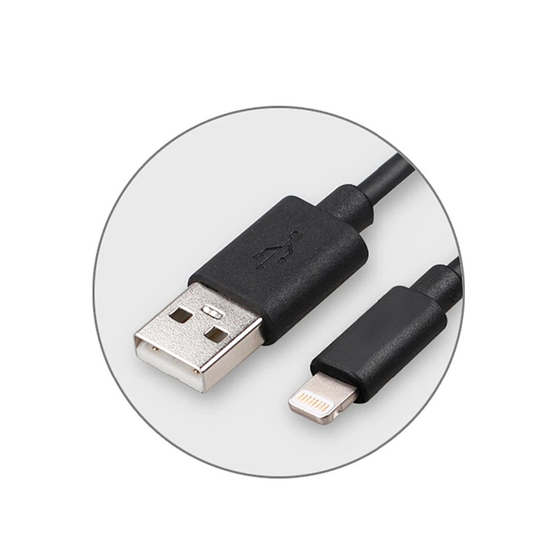 8pin Mfi Certified flexible spring coiled cord Cable for iphone X 8 7 6 iPad