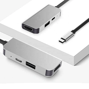 3 in 1 Port Type c Hub to HDTV Adapter USB Charging Hub
