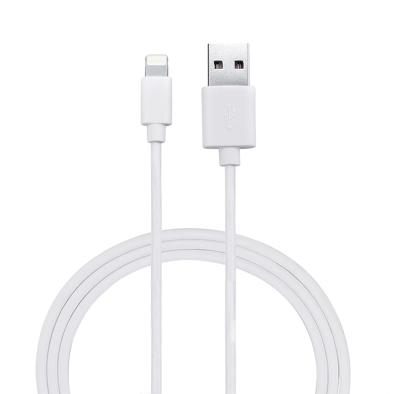 Factory Wholesale 1M White USB Cable For iPhone 8