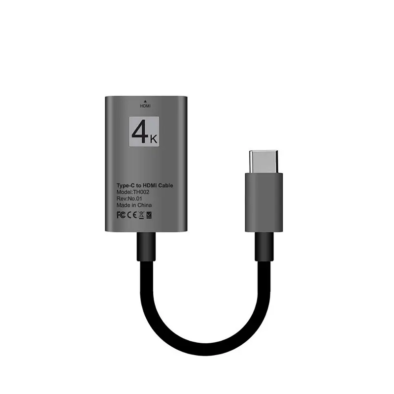 High Speed Aluminum alloy 4K Male to female USB 3.1 Type C to HDTV Adapter cable for Maxbook Monitor Projector
