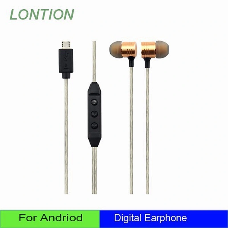 Android digitalin ear earphone for android micro 5pin smartphones