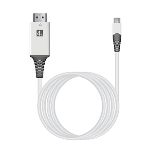 Factory direct selling 4k@60Hz braided type c to hdm*i USB C to HD cable WITH USB PD Charger
