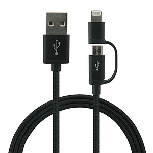 Black mfi certified manufacture c48 connector lightening cable