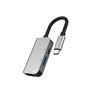 3 in 1 Port Type c Hub to HDTV Adapter USB Charging Hub