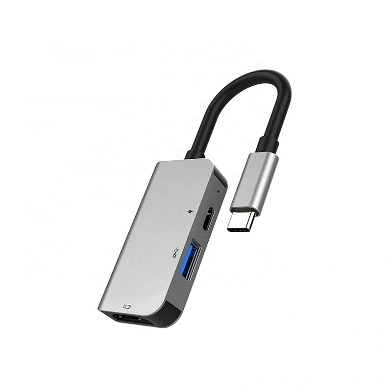 3 in 1 Port Type c Hub to HDTV Adapter USB Charging Hub