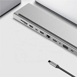 Usb C Hub 11 in 1 For Thunderbolt 3 Adapter Usb For Macbook Transfering Multi Type c Port