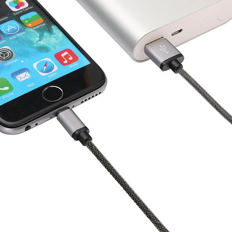 Black Oem Certified Charger Cable For iPhone X,3Ft 6Ft Sync Cable For iPhone8/7