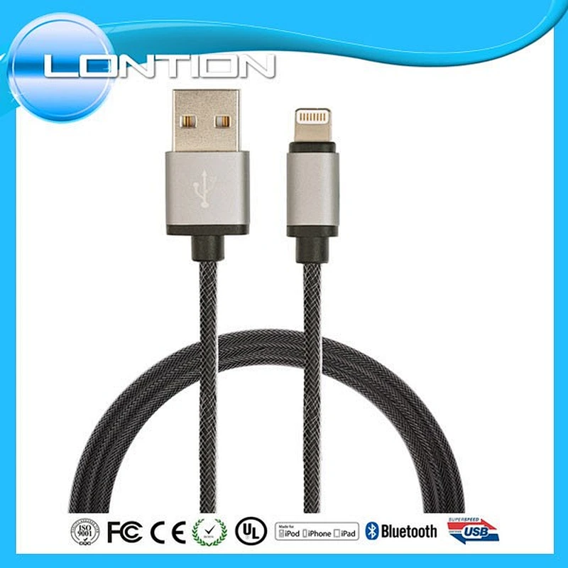 Newest style Aluminum shell weaving mfi cable certified manufactured by Lontion