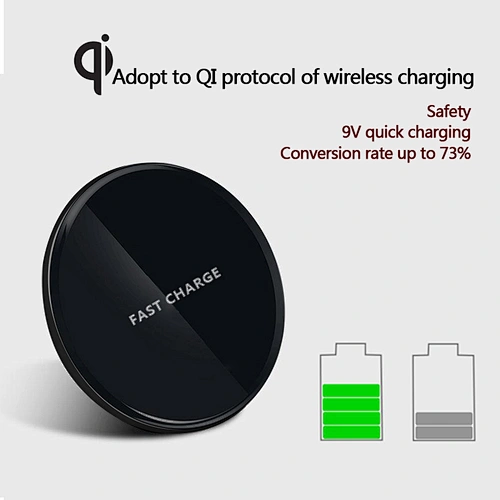 wireless charger Qi wireless charger pad for iPhone X Samsung 10W 9V 2A 5V 2A