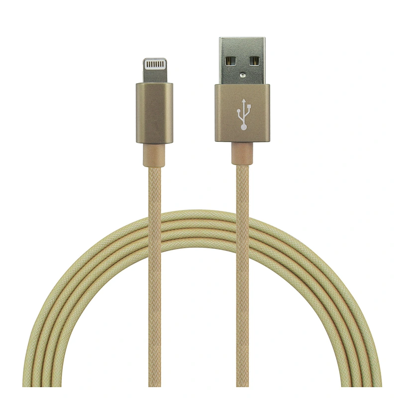 Yellow Cable for iPhone 7/10 MFI Certified Charging Cable for Apple MFI Certified High Quality USB Cable