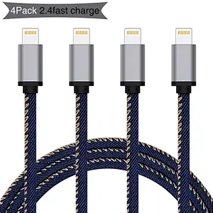2 Meter Nylon Braided Usb Charger Cable For Apple/iPhone 6 6S / Xs/Xs Max/X/8