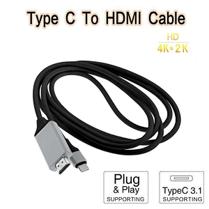 mobile phone and accessories 4K mirroring cable type c USB C TO HDTV CABLE FOR MACBOOK