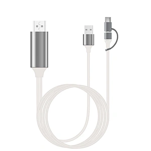 3 IN 1 8PIN MICRO Type C USB C TO USB HDTV HD USB C multiport Adapter