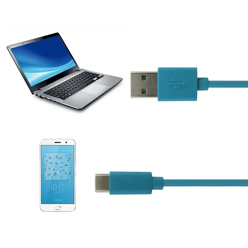 Cyan Super speed small android usb type c extension cable 3.0 US002, China multi fast micro usb power charge cable