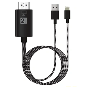 Factory Directly New Product Plug and Play for lightn ing to HDTV Cable HDTV Cable USB Cable For iPhone X 5 6 7
