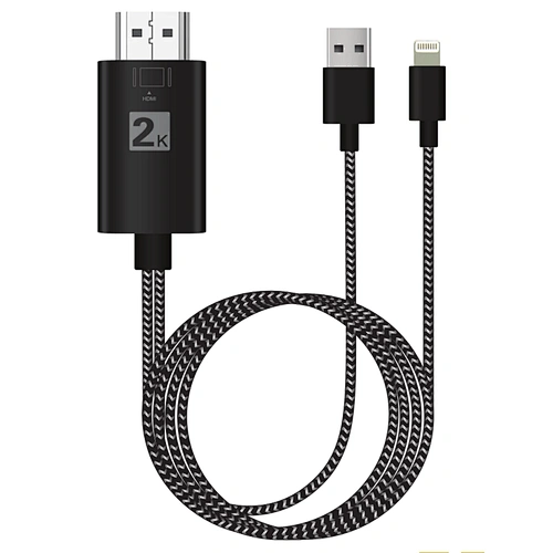 Factory Directly New Product Plug and Play for lightn ing to HDTV Cable HDTV Cable USB Cable For iPhone X 5 6 7
