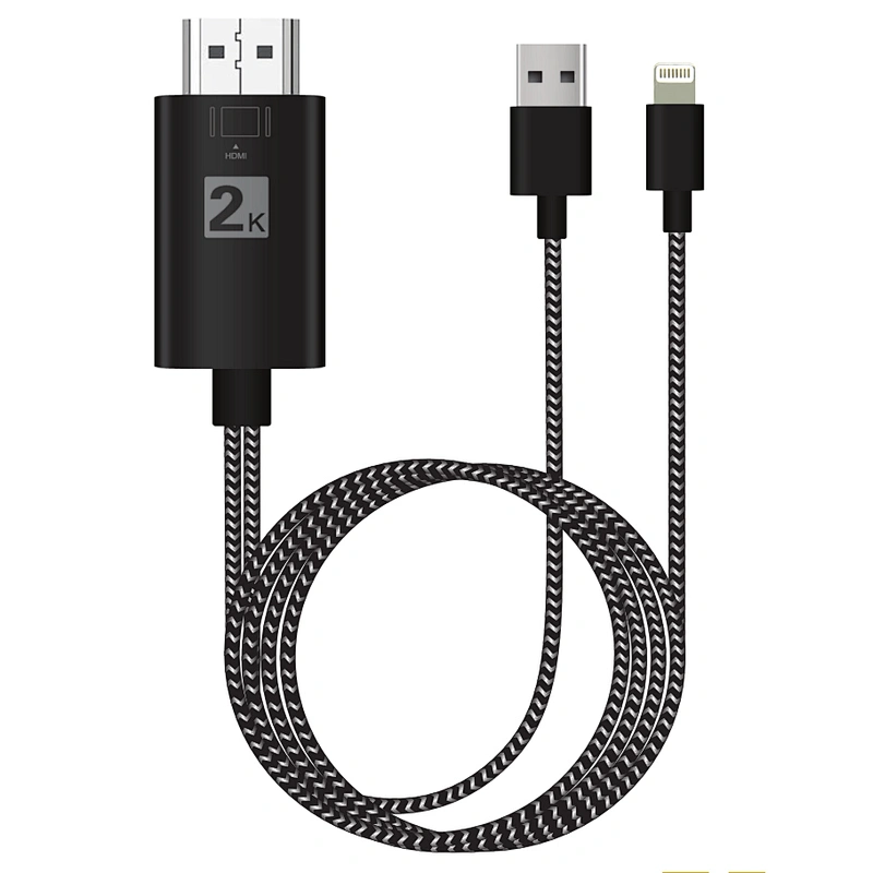 Factory Directly New Product Plug and Play for lightn ing to HDTV Cable HDTV Cable USB Cable For iPhone X 5 6 7