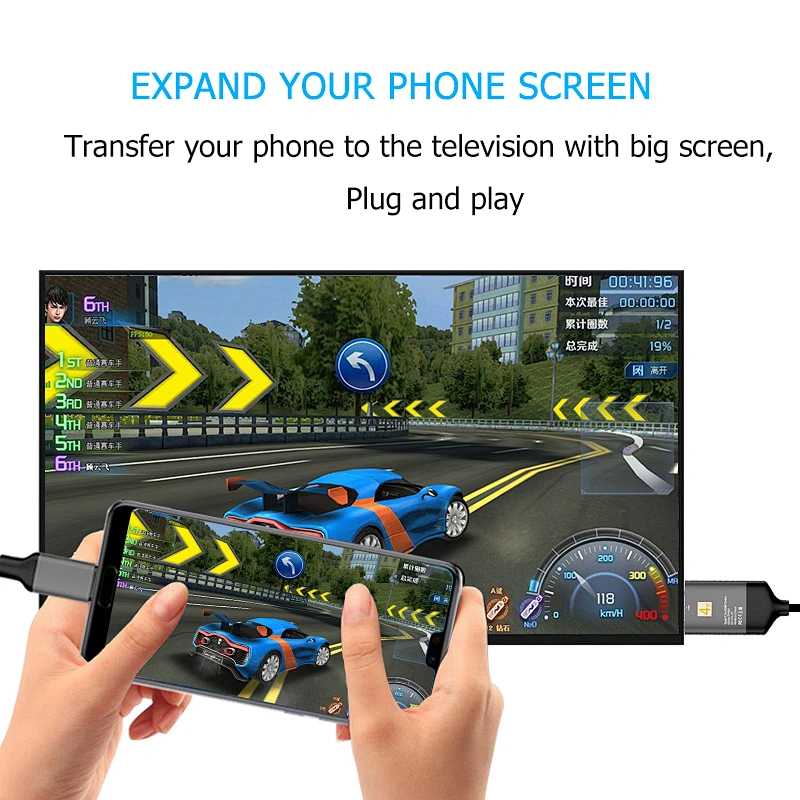 USB 3.1 2k 4k@60hz Interface Type c to hdmi/hdtv connection USB C adapter