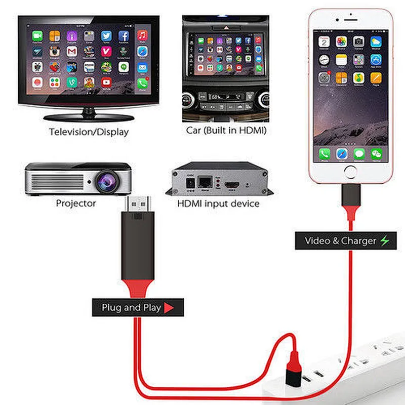 USB type c 3.1 to hdtv 4k 60hz usb charge cable to hdtv hd cable for mate 10