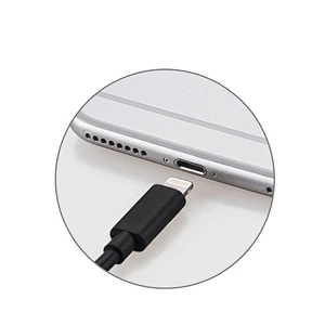 8pin Mfi Certified flexible spring coiled cord Cable for iphone X 8 7 6 iPad