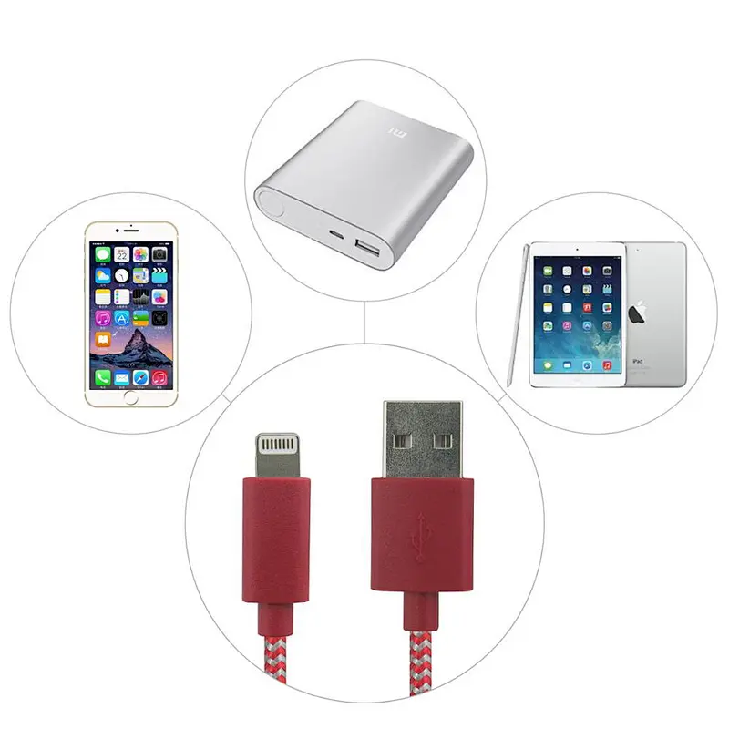 Charger Cable For Apple X,3Ft 6Ft Sync Cable For iPhone8/7