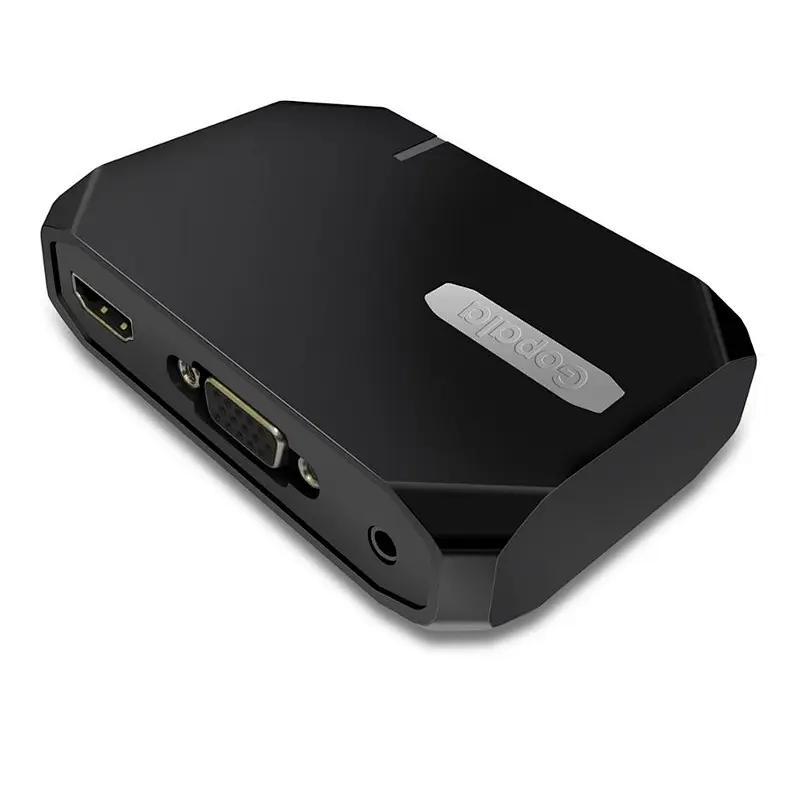 Multiport adapter VGA hub audio axu adapter usb hdtv hd hub adapter