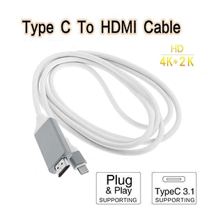 mobile phone and accessories 4K mirroring cable type c USB C TO HDTV CABLE FOR MACBOOK