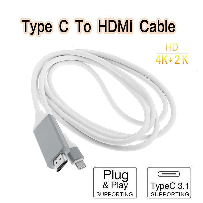 mobile phone and accessories 4K mirroring cable type c USB C TO HDTV CABLE FOR MACBOOK