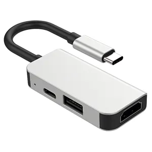 3in1 USB-C HUB  To HD MI+USB 3.0+PD charging 4k30hz 4k60hz