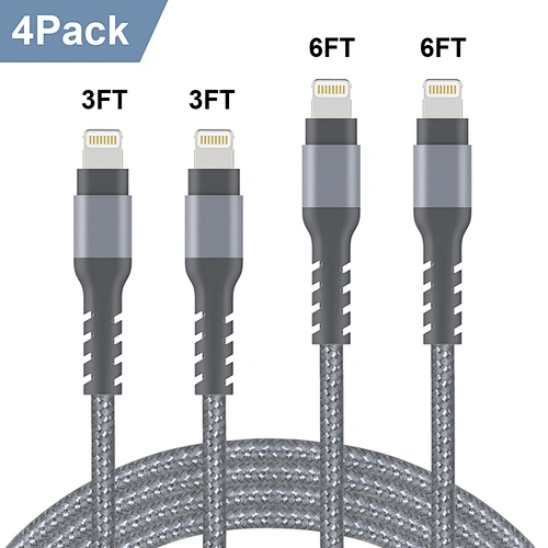 High Speed Durable Cable Charger Cord For iPhone Xs/Xs Max/X/8