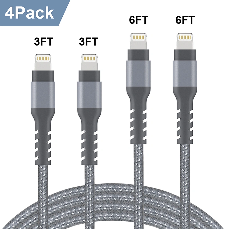 High Speed Durable Cable Charger Cord For iPhone Xs/Xs Max/X/8