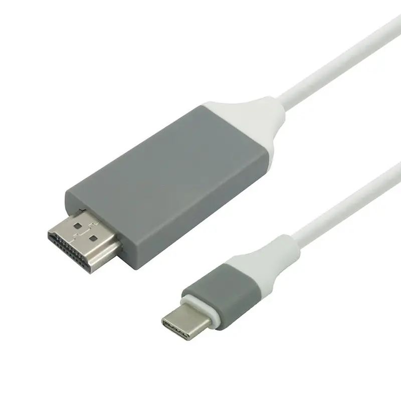 2M 4K USB Type-C to HDTV AV Adapter Cable for Phone Laptop