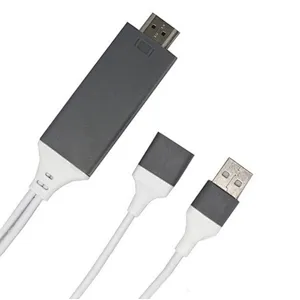HD video cable connect phone to tv support 1080HD video micro to HDTV for andriod cellphones