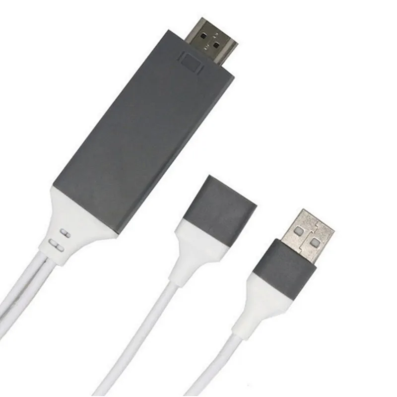 HD video cable connect phone to tv support 1080HD video micro to HDTV for andriod cellphones