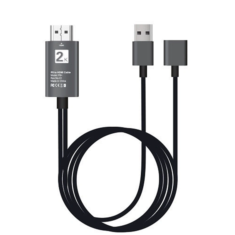 3 IN 1 8PIN MICRO Type C USB C TO USB HDTV HD USB C multiport Adapter