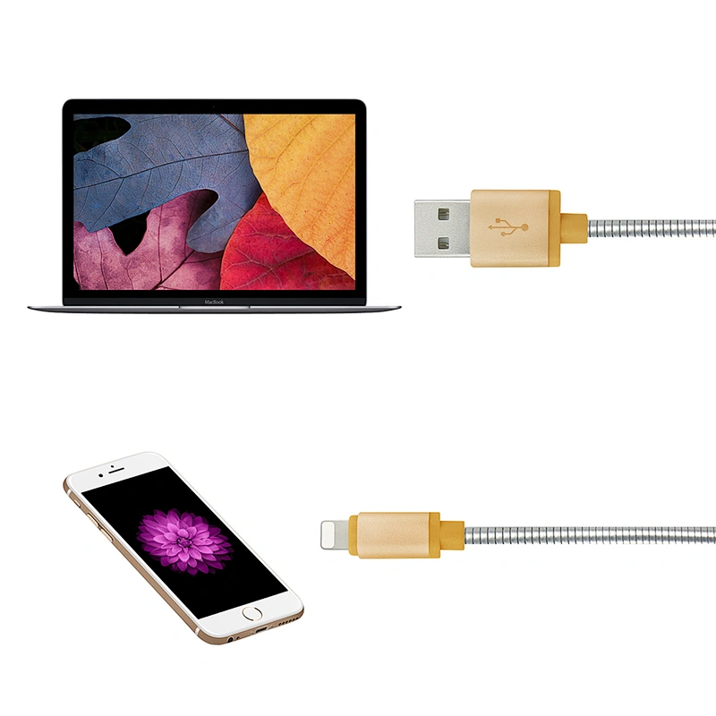 High Quality Certified Flat Charger Cable For iPhone/Apple X 8 7