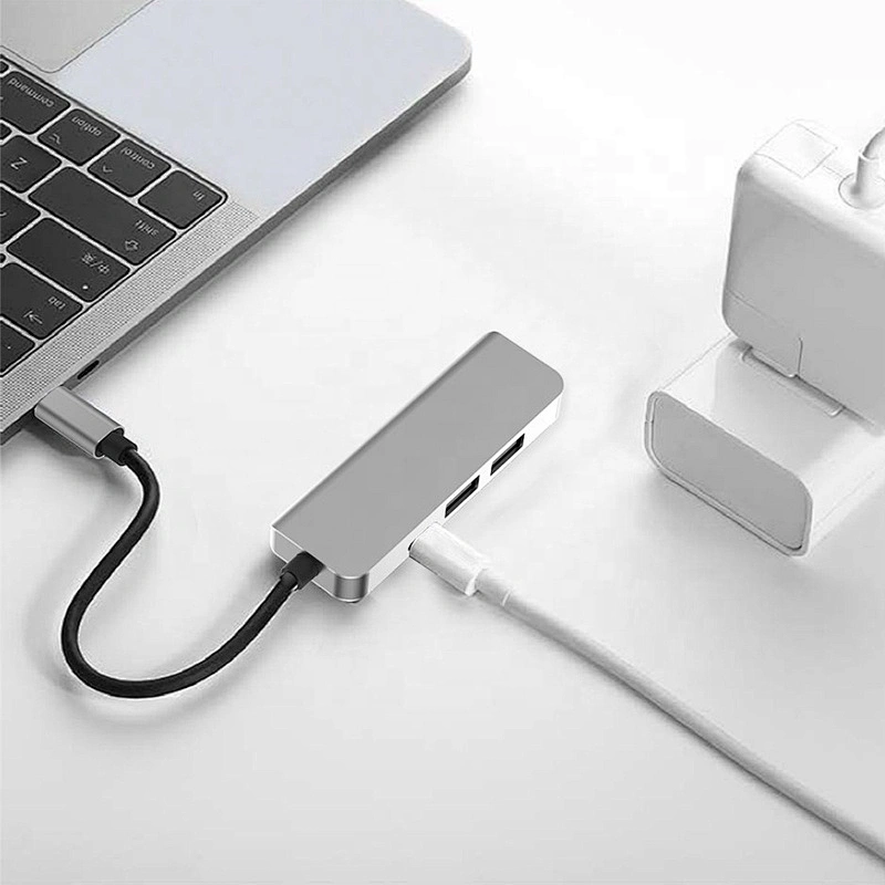 4 in 1 HDTV 4k PD charging usb type c hub usb 3.0 hub