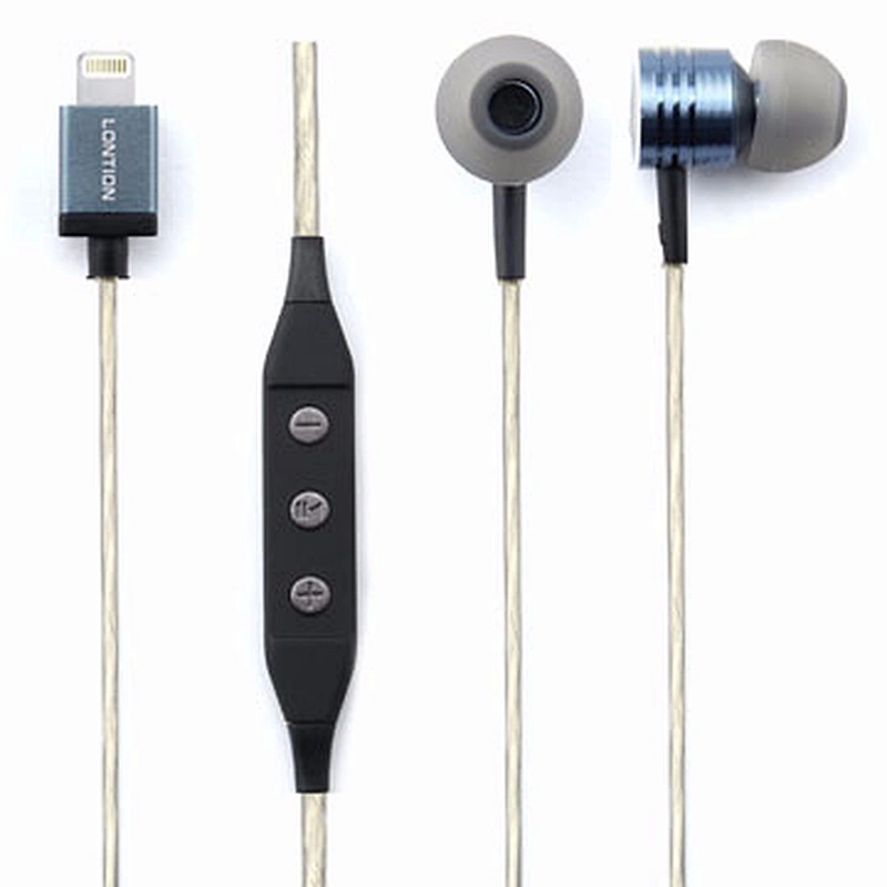 Best quality MFI certified digital wired earphone earbuds with powerful bass earphone
