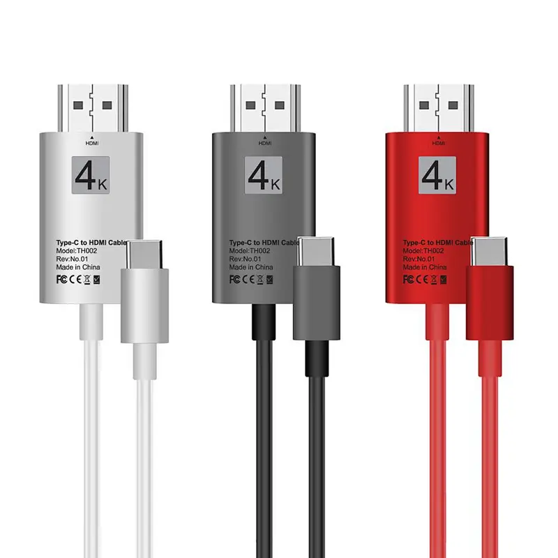 USB C Type-C to HD MI HDTV Adapter Cable 4K For Samsung S9 S8 Note 8 Macbook-Pro