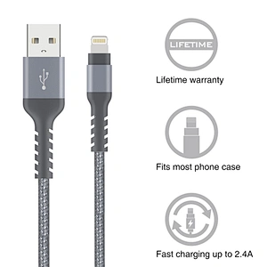 High Speed Durable Cable Charger Cord For iPhone Xs/Xs Max/X/8