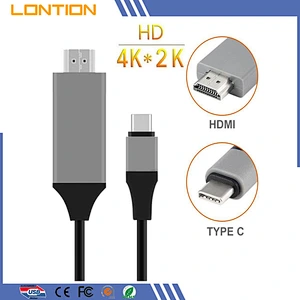 Accept logo printing USB-C USB 3.1 Type C Type-C to HDTV Adapter Connector HDTV Cable