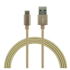 5V 2.4A PET braided USB Type C 3.1 to USB2.0 QUICK Charger cable