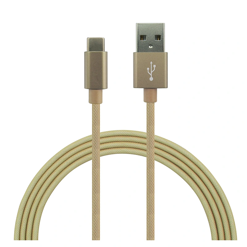 5V 2.4A PET braided USB Type C 3.1 to USB2.0 QUICK Charger cable