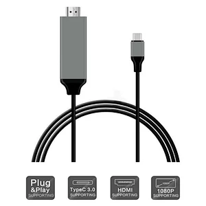 Accept logo printing USB-C USB 3.1 Type C Type-C to HDTV Adapter Connector HDTV Cable