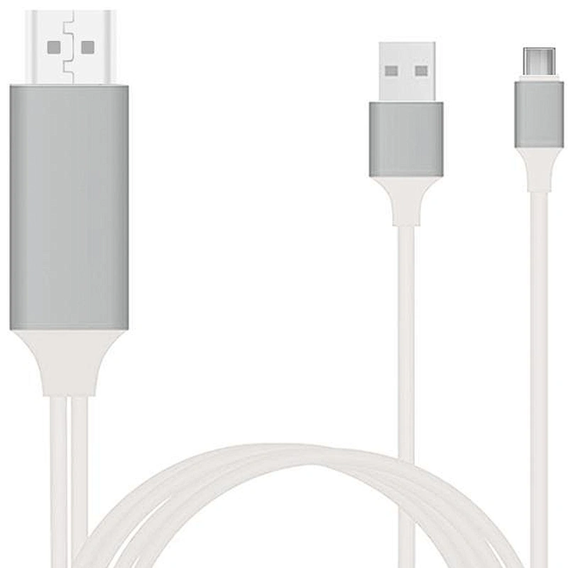 USB C Type C Mobile Phone Micro USB 8pin to TV HDMI Connecter Cable